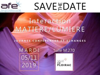 Interaction matière / lumière - Journée conférences et échanges